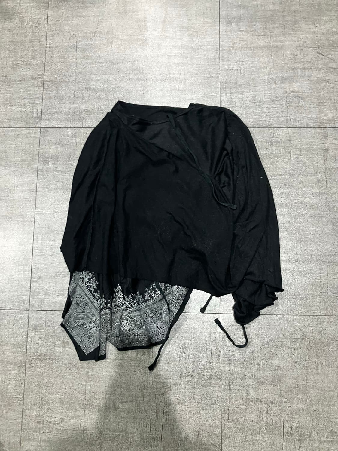 일본빈티지 핀터깔y2k 보헤미안펑크 레이어드 미디스커트 상품이미지1