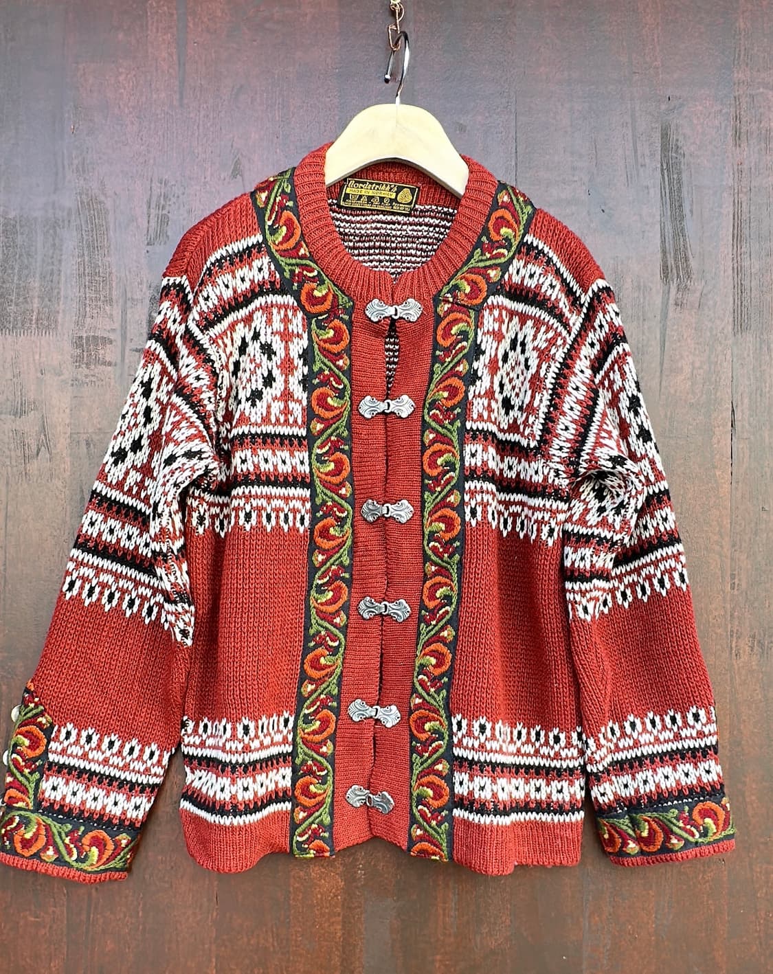 노르웨이 노르딕 퓨어뉴울 가디건 상품이미지1