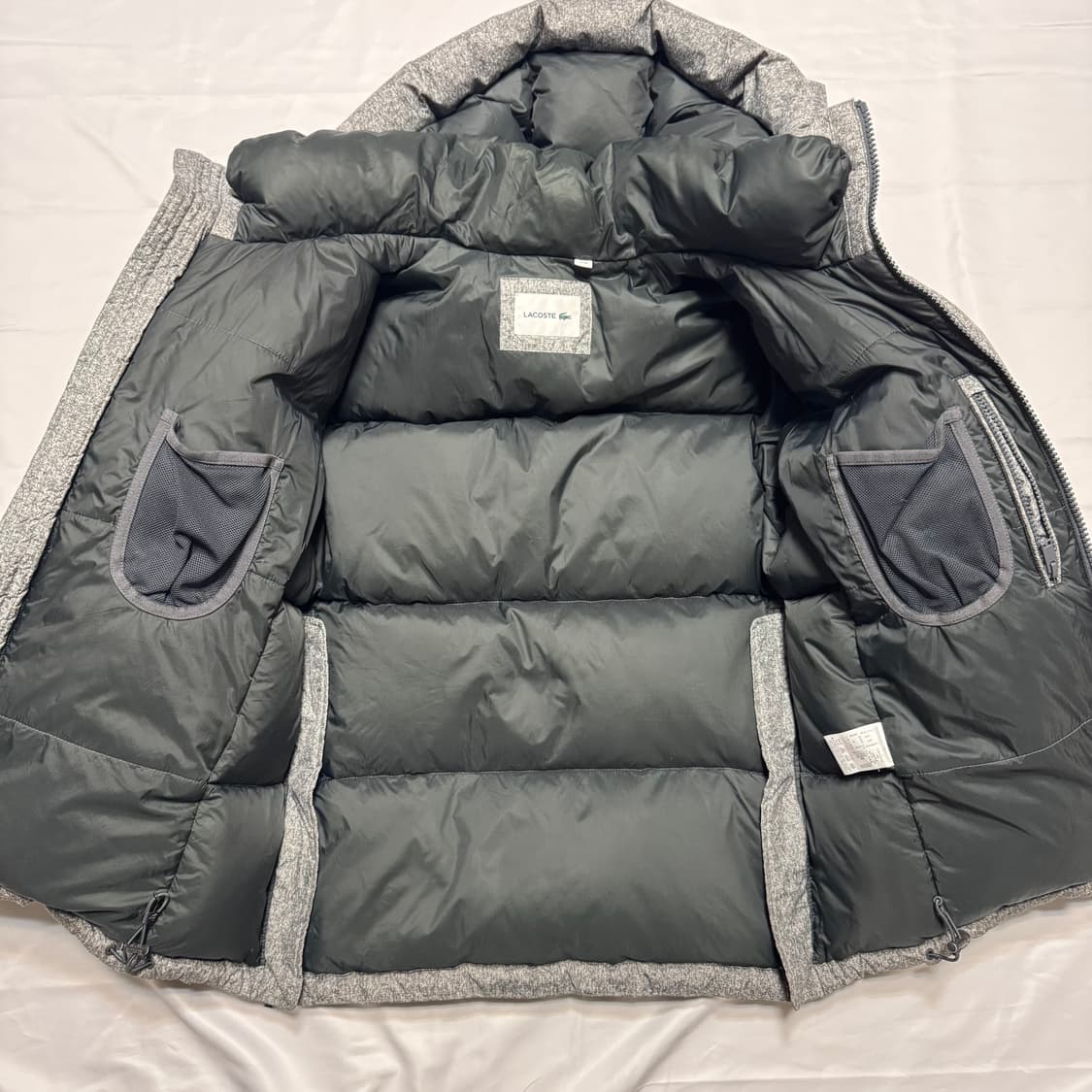 [100] 라코스테 덕다운 패딩 그레이 상품이미지5