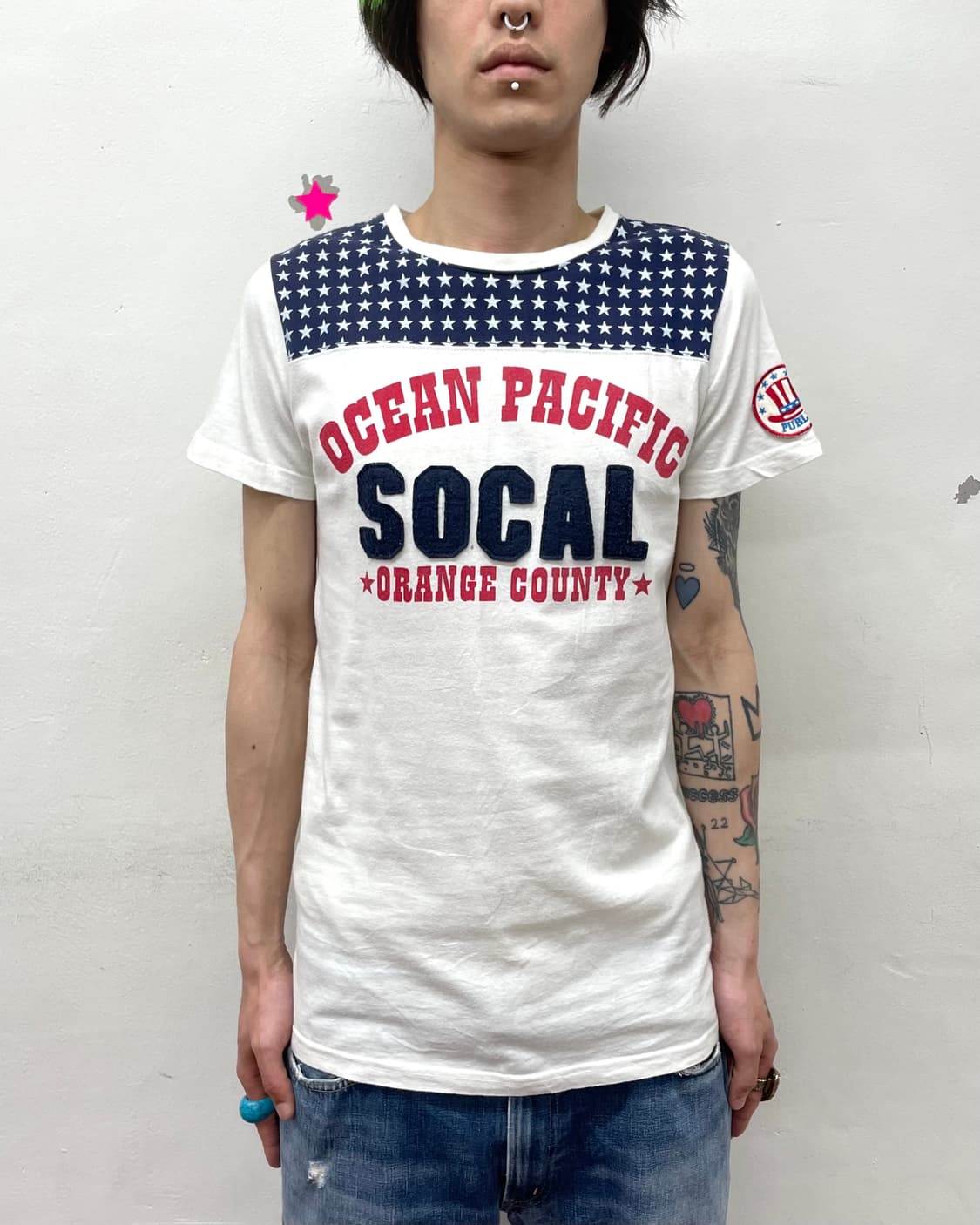 38 Star Navy T-shirt  상품이미지2
