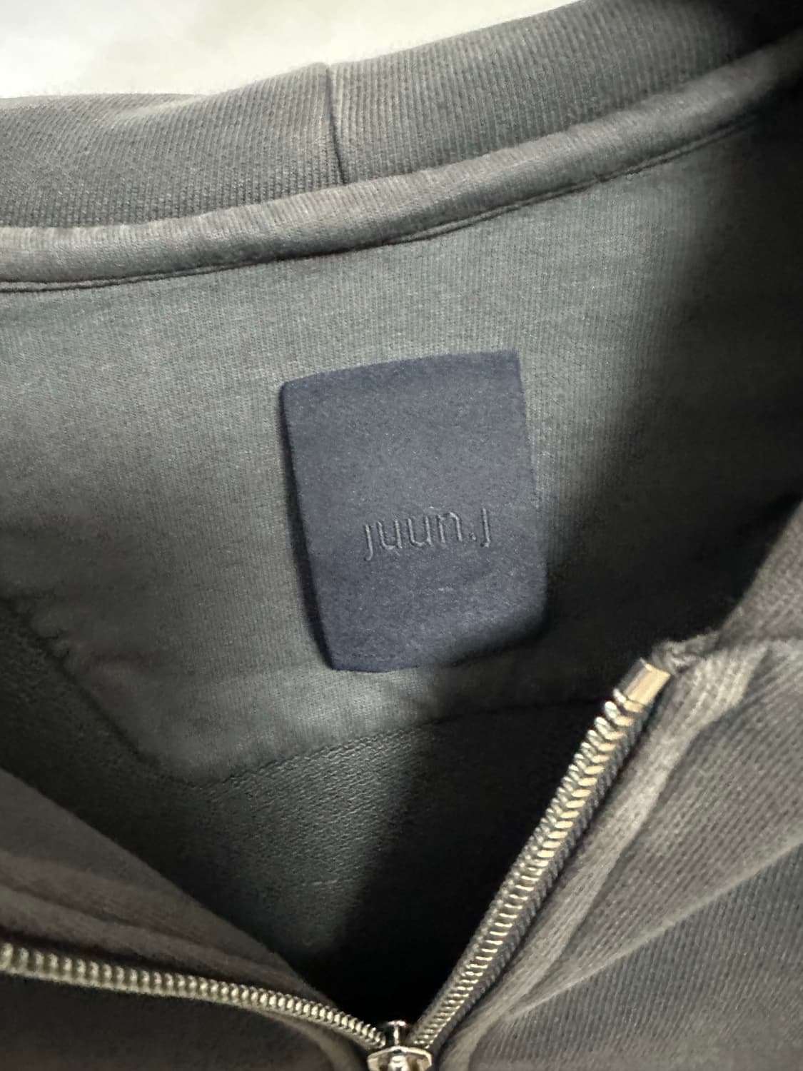 준지 가먼트다잉 후드집업 (S) 상품이미지5