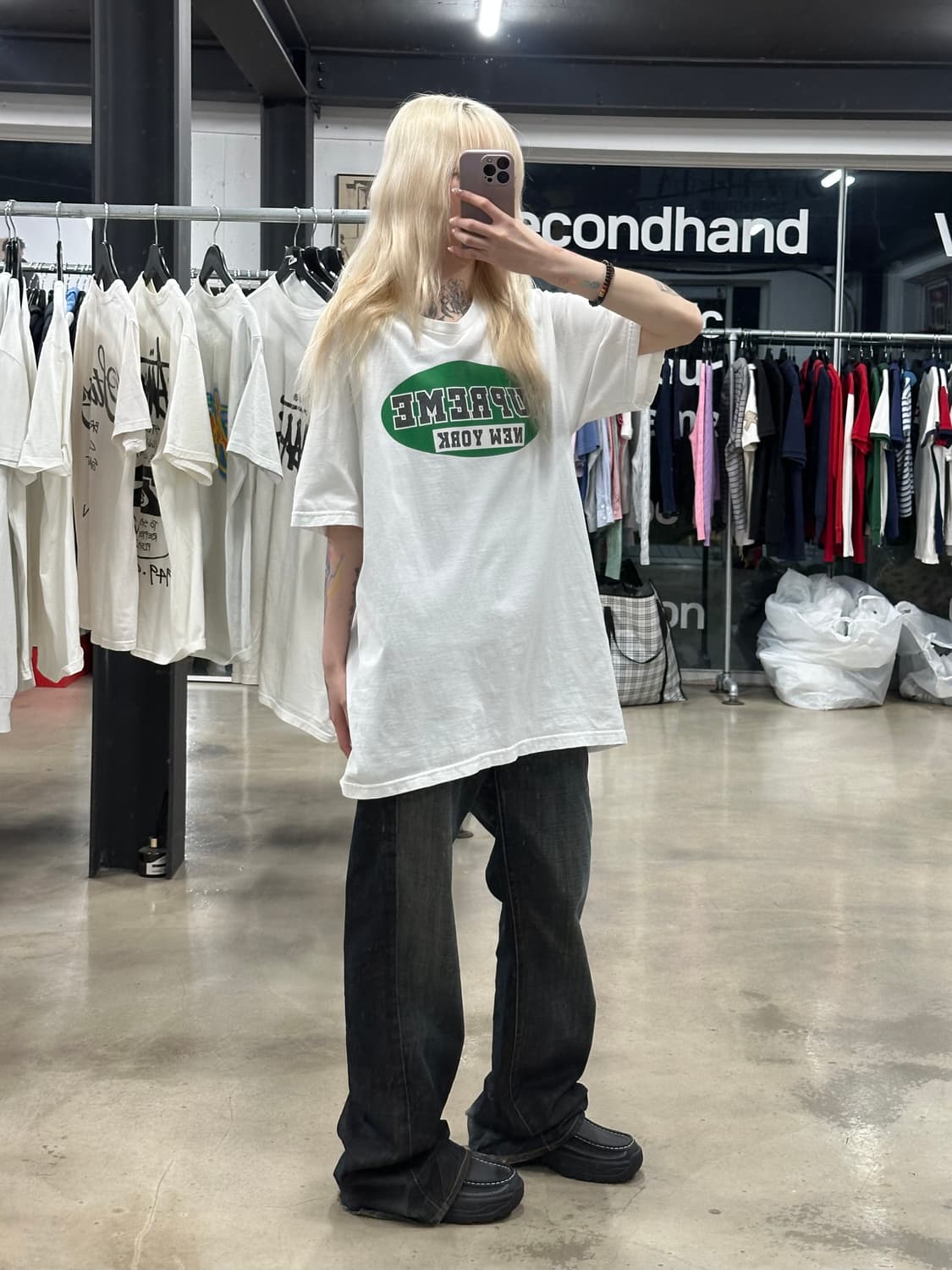 슈프림 23SS 뉴욕 반팔 티셔츠 상품이미지2