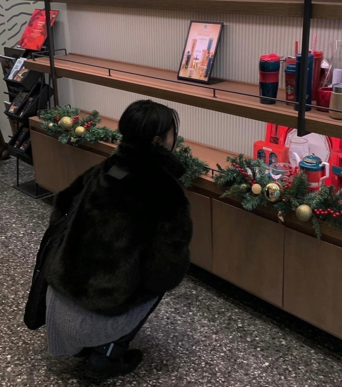 트리밍버드 하이넥 집업 퍼자켓 상품이미지3