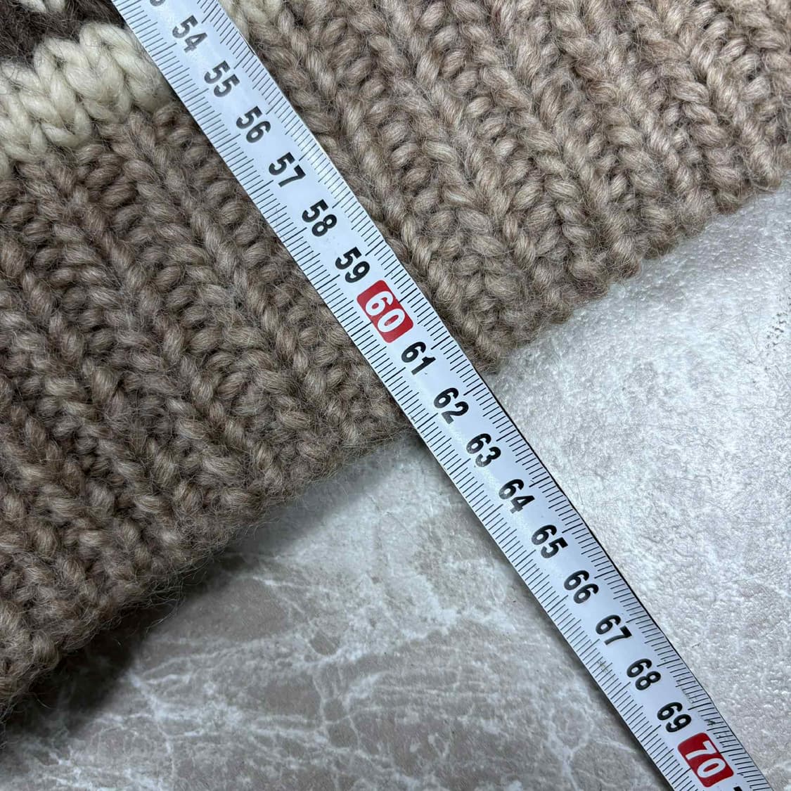 JPN 일본빈티지 노르딕 울 니트집업(M) 상품이미지6