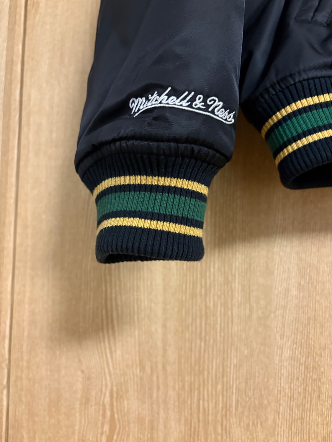 슈프림 미첼 & 네스 카모 로고 바시티 자켓 상품이미지3