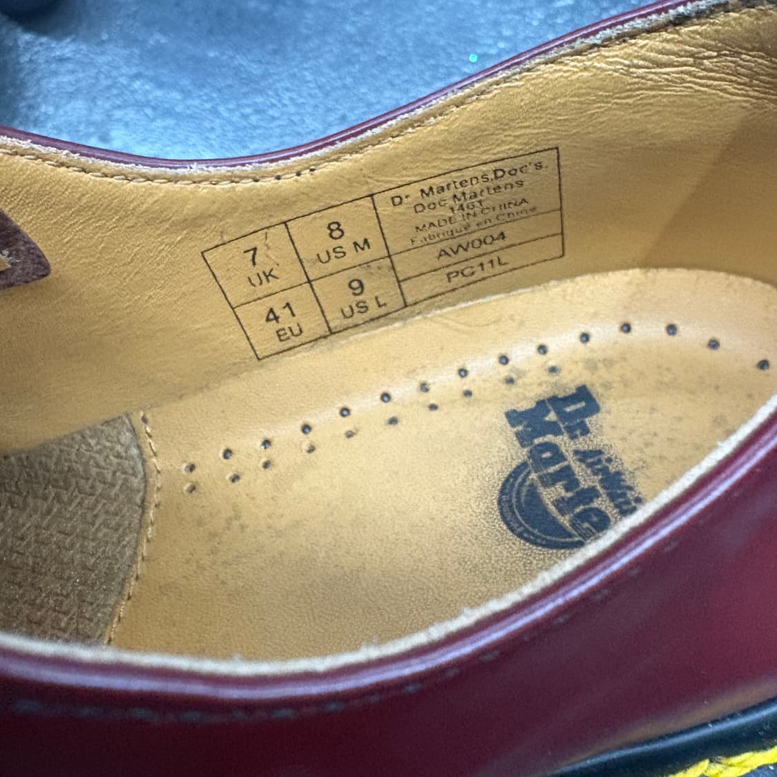 (260)닥터마틴 1461 버건디 상품이미지4