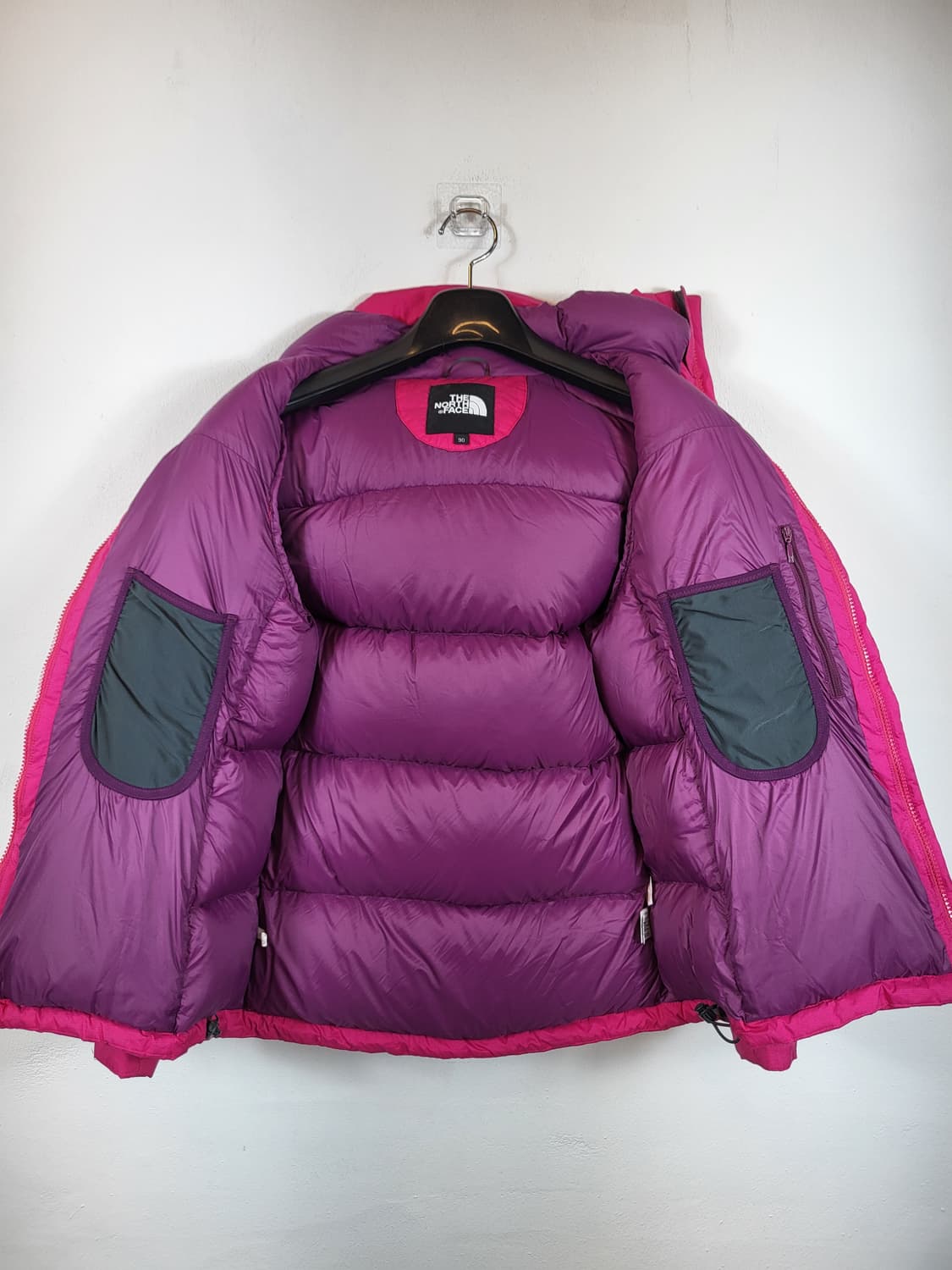 노스페이스 여성 하이벤트 구스800 후드패딩 90-95 S 상품이미지8