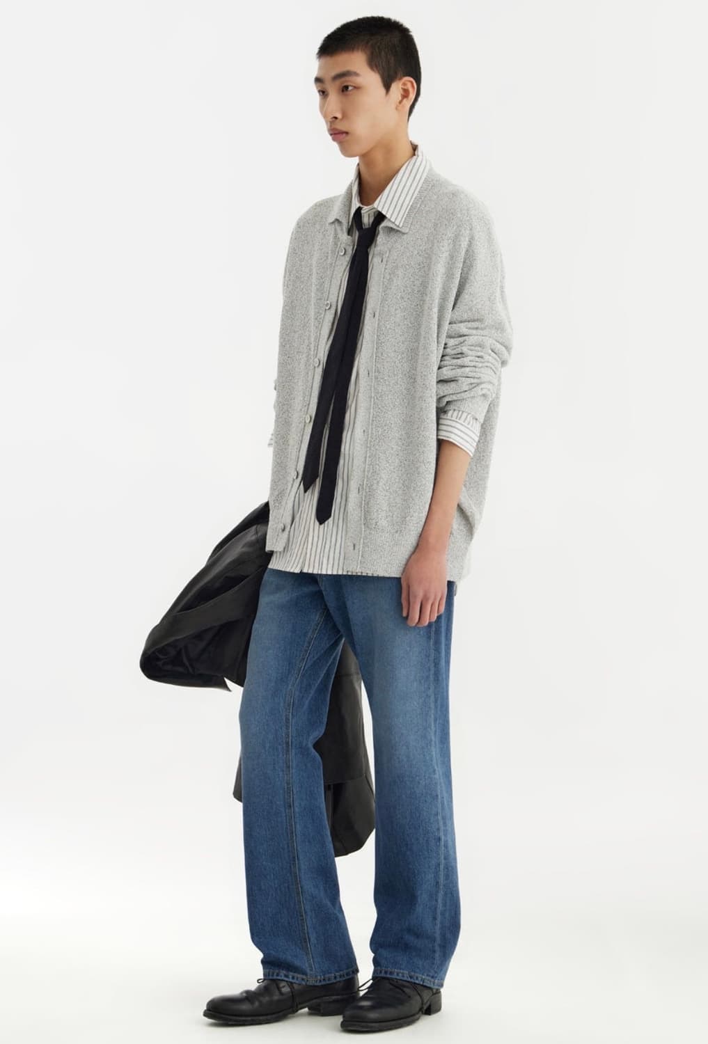 유스 플레어 데님 미드블루 s 상품이미지1