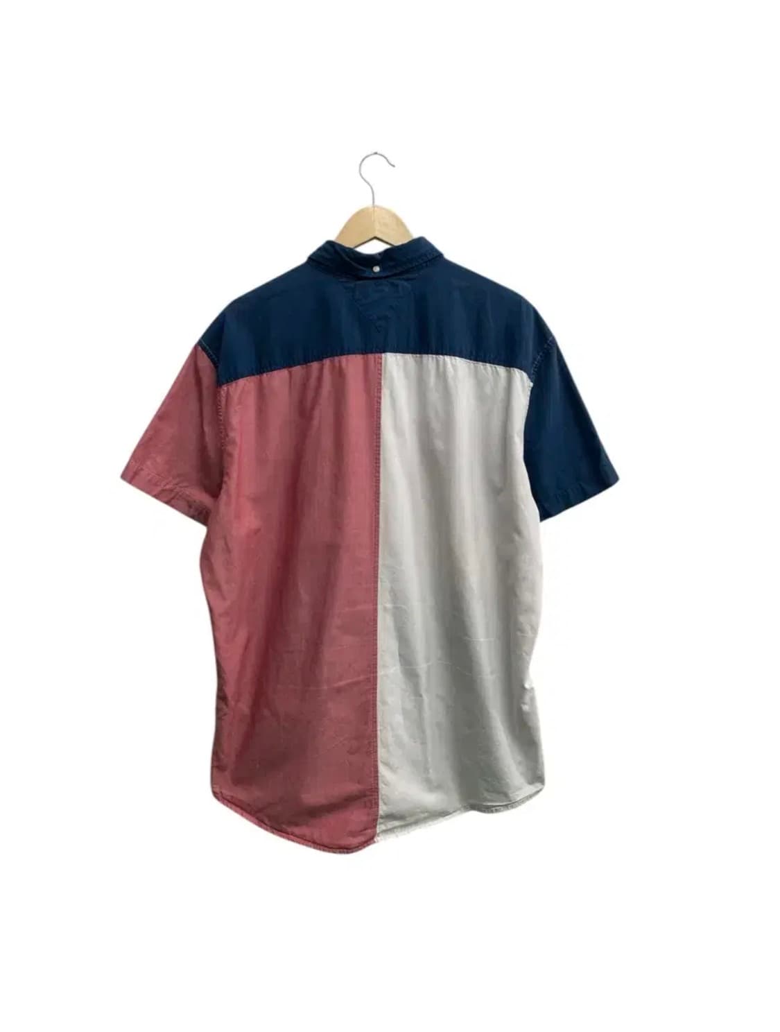 타미 90s빈티지 컬러블록 반팔 셔츠 2XL 상품이미지3