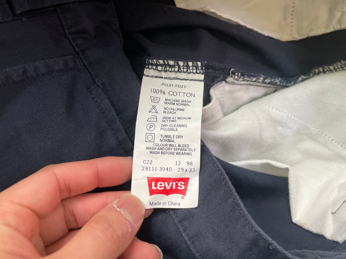 리바이스 메카닉 네이비 팬츠 J03728 상품이미지7