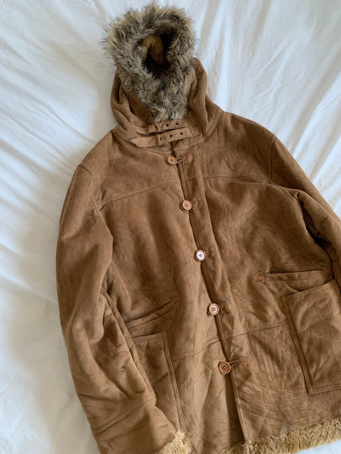 카멜 스웨이드 야상 상품이미지2