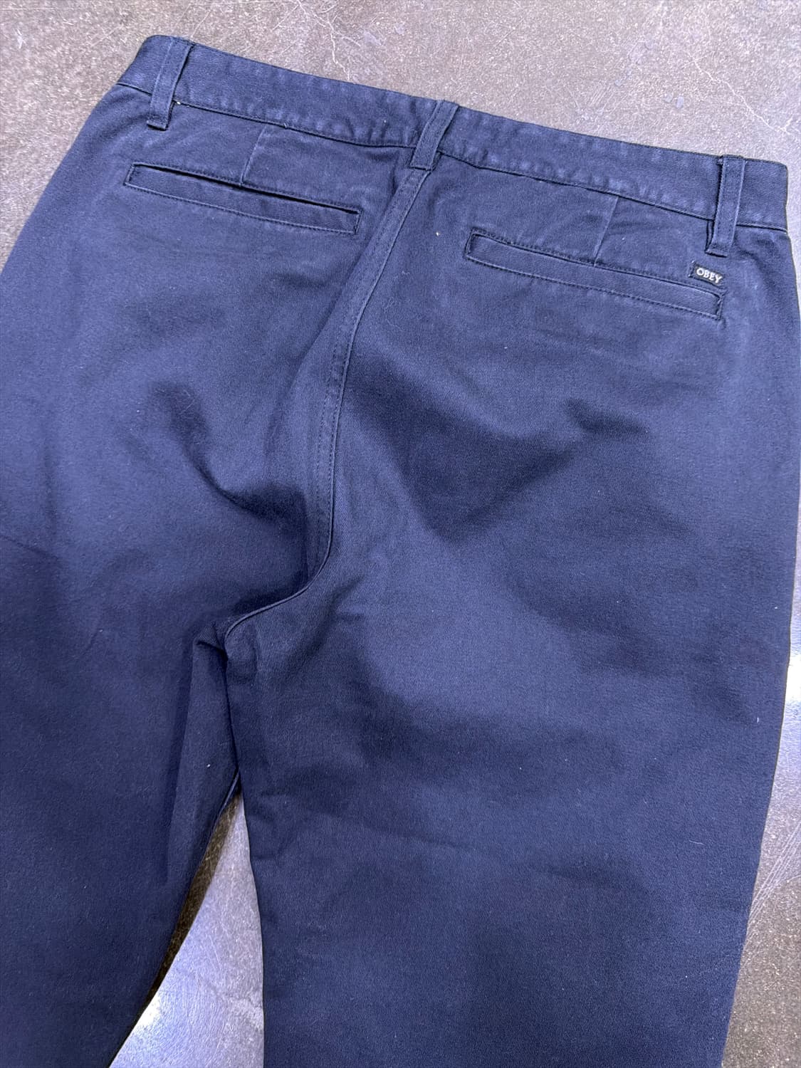 오베이 코튼 치노팬츠 레귤러핏 네이비 33 상품이미지6