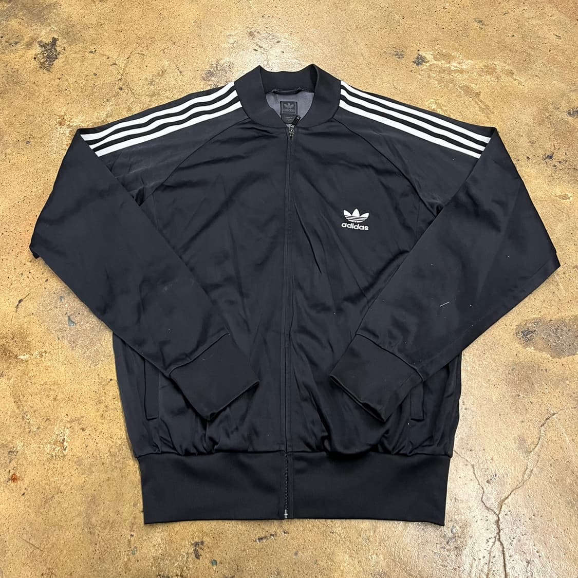 [정품/M] 아디다스 삼선 블랙 트랙탑 져지 b10 상품이미지2