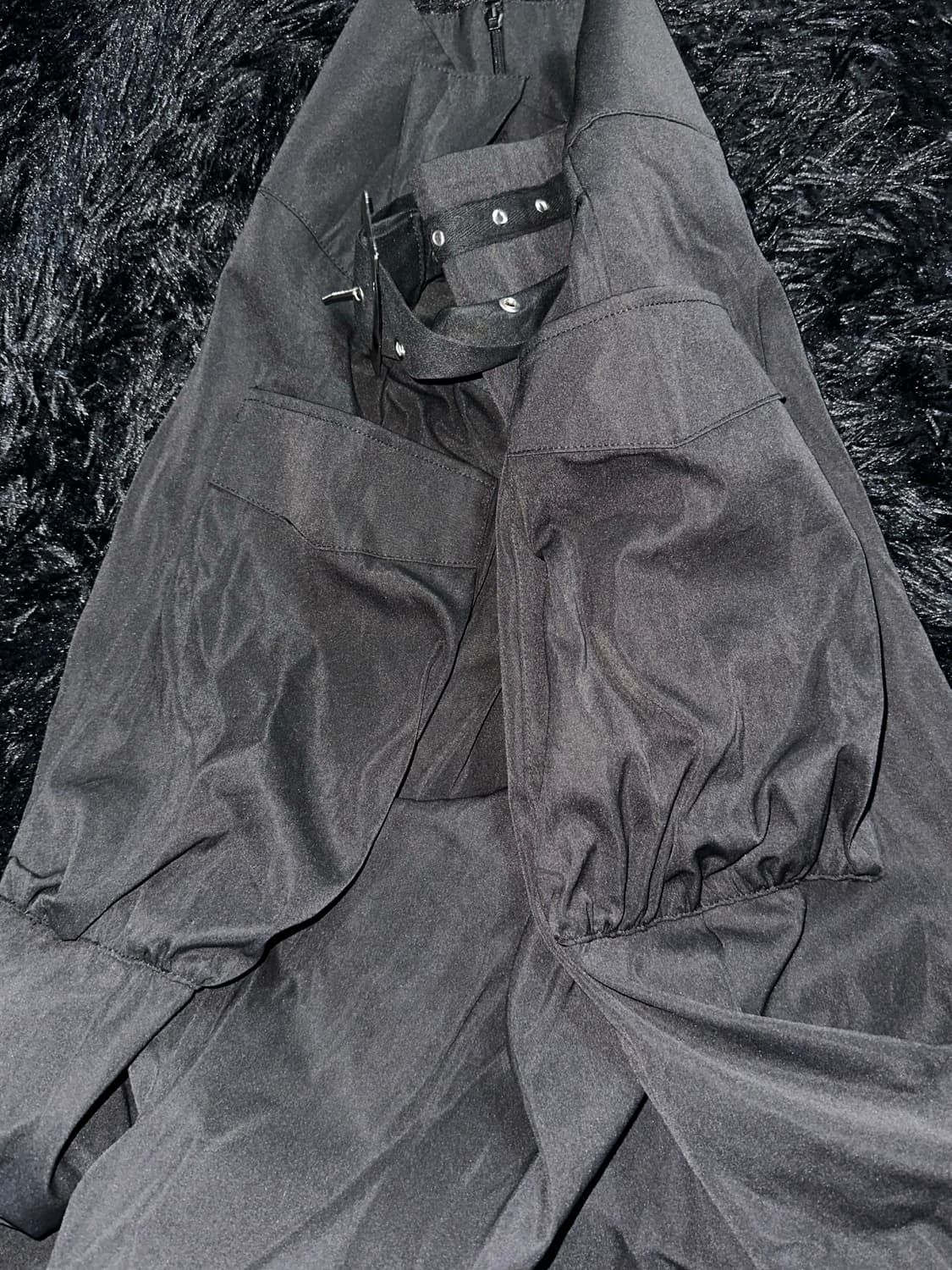 펑크 벨트 벨티드 카고 스커트 상품이미지3