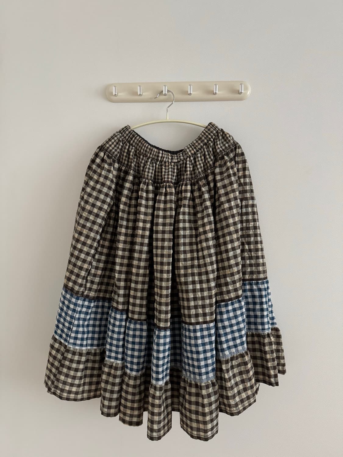 코이세이오 모리 체크 스커트 상품이미지1