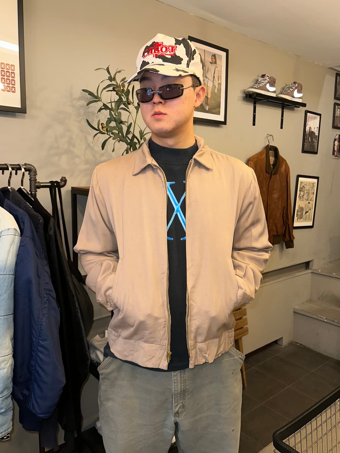 60-70‘s American talon material jacket  상품이미지2