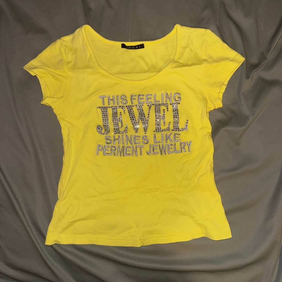 갸루 펑크 반팔 슬리브 티셔츠 상품이미지1