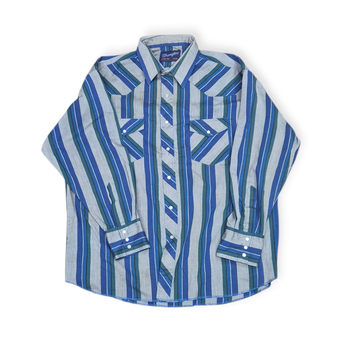 랭글러 펄 스냅 스트라이프 셔츠 상품이미지1