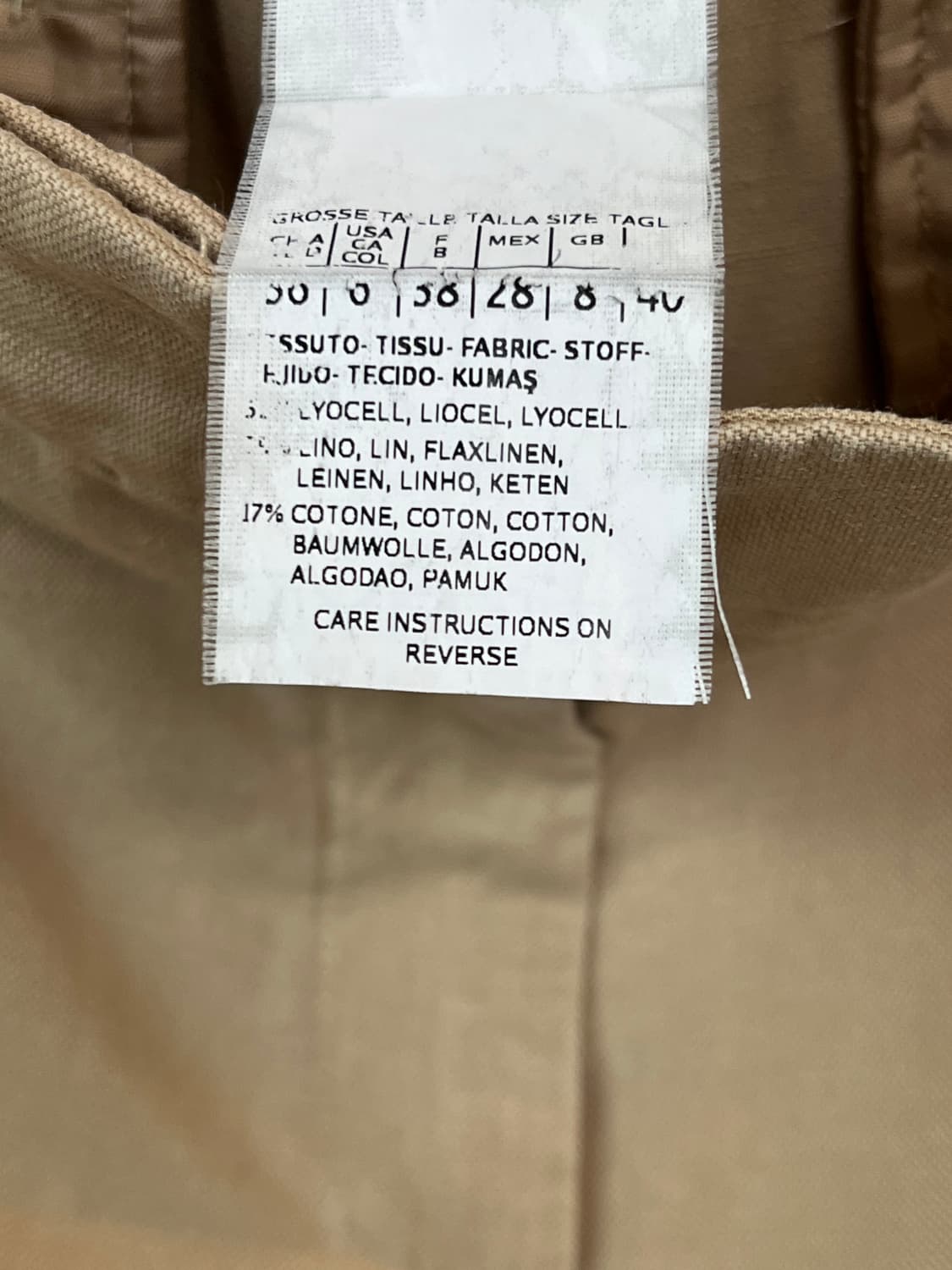 Maxmara weekend 베이지 면바지 EU40 상품이미지5