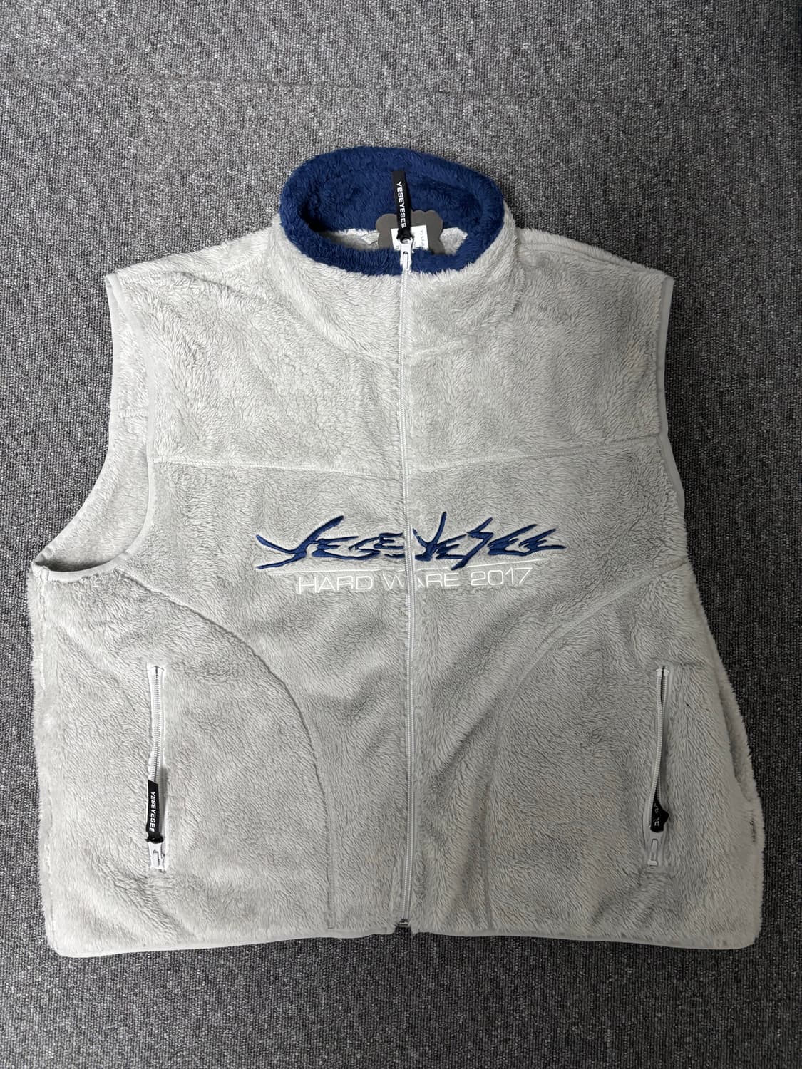 예스아이씨 yeseyesee full zip fleece vest M 상품이미지1