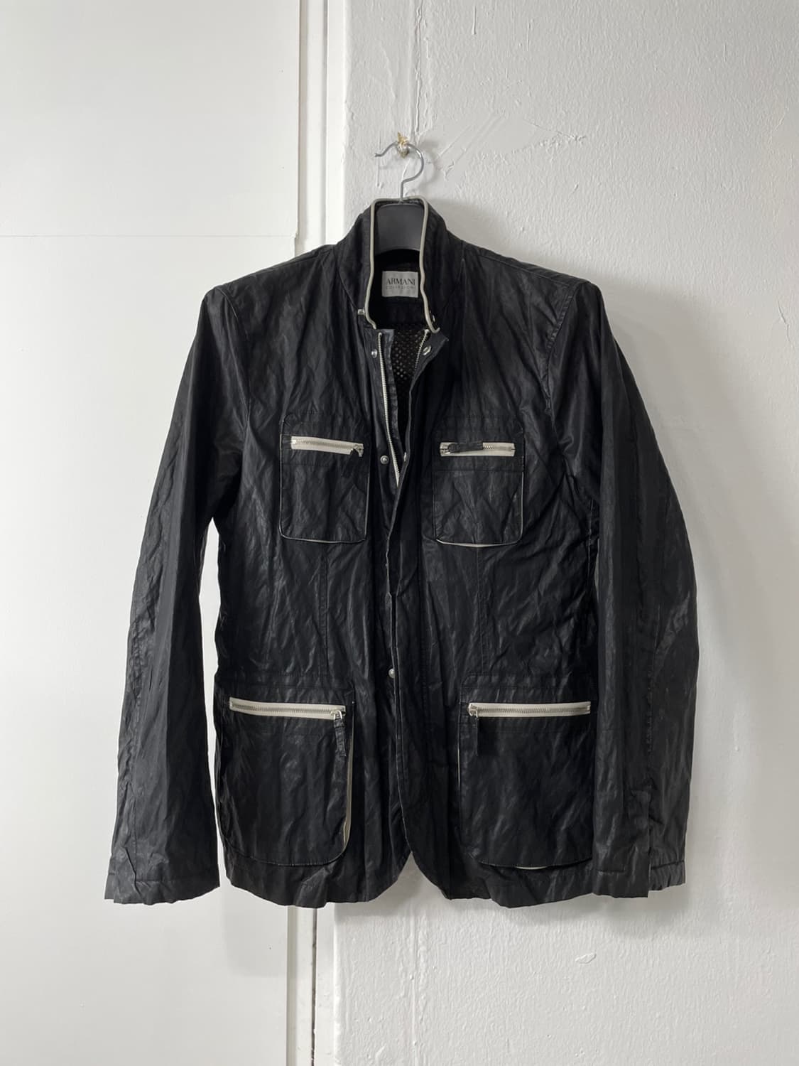 아르마니 꼴레지오니 코티드 코튼 자켓 상품이미지2