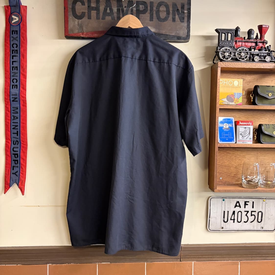 Dickies Black Work Shirt XL 사이즈 260616-6 상품이미지6