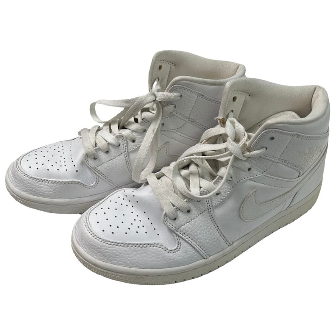 나이키 조던 1 미드 트리플 화이트 스니커즈 250 상품이미지1