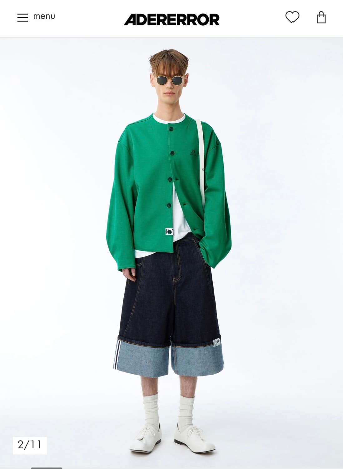 ADERERROR Henrik jeans 데님 버뮤다 S 상품이미지2