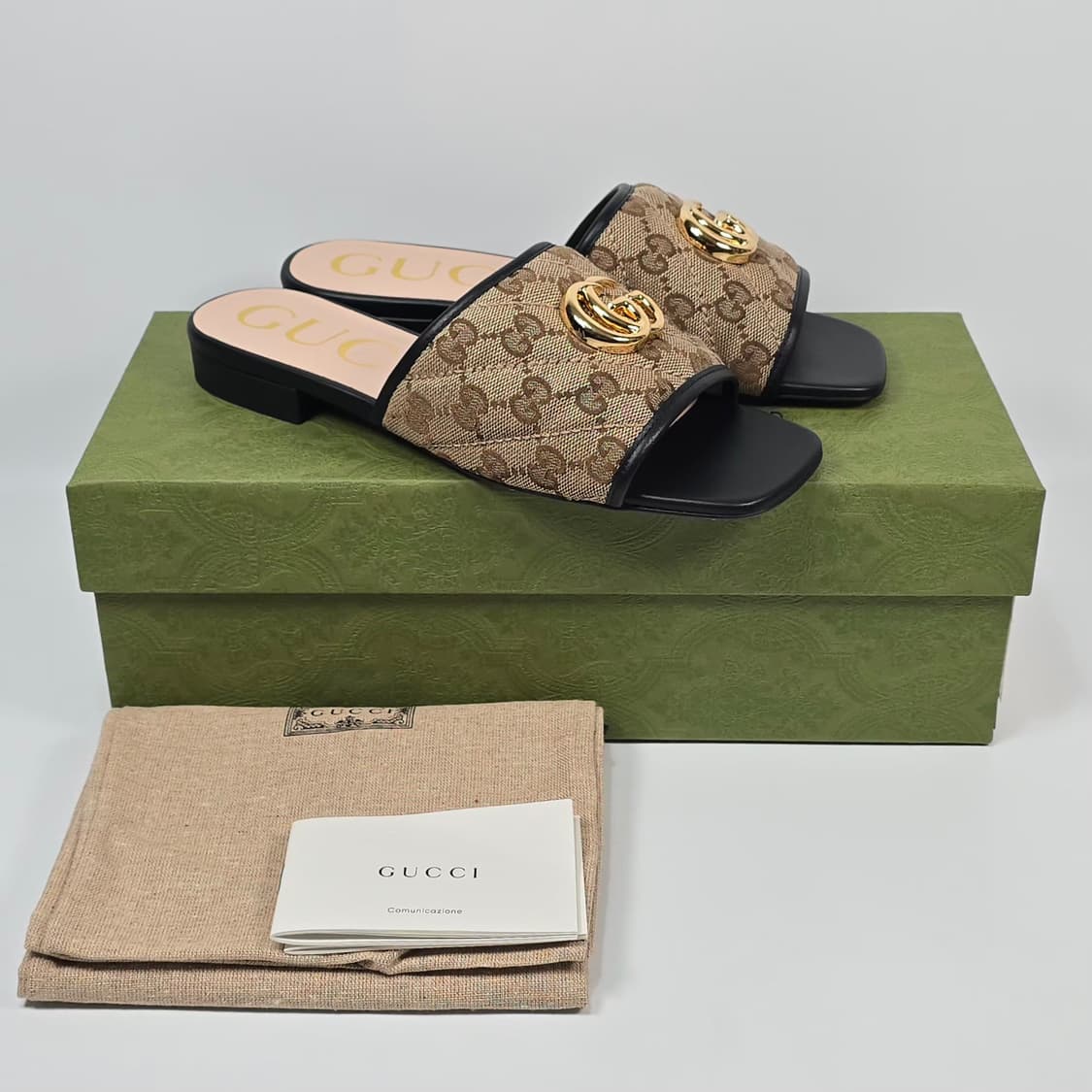 구찌 GG 캔버스 슬라이드 ( 225 ) 상품이미지1
