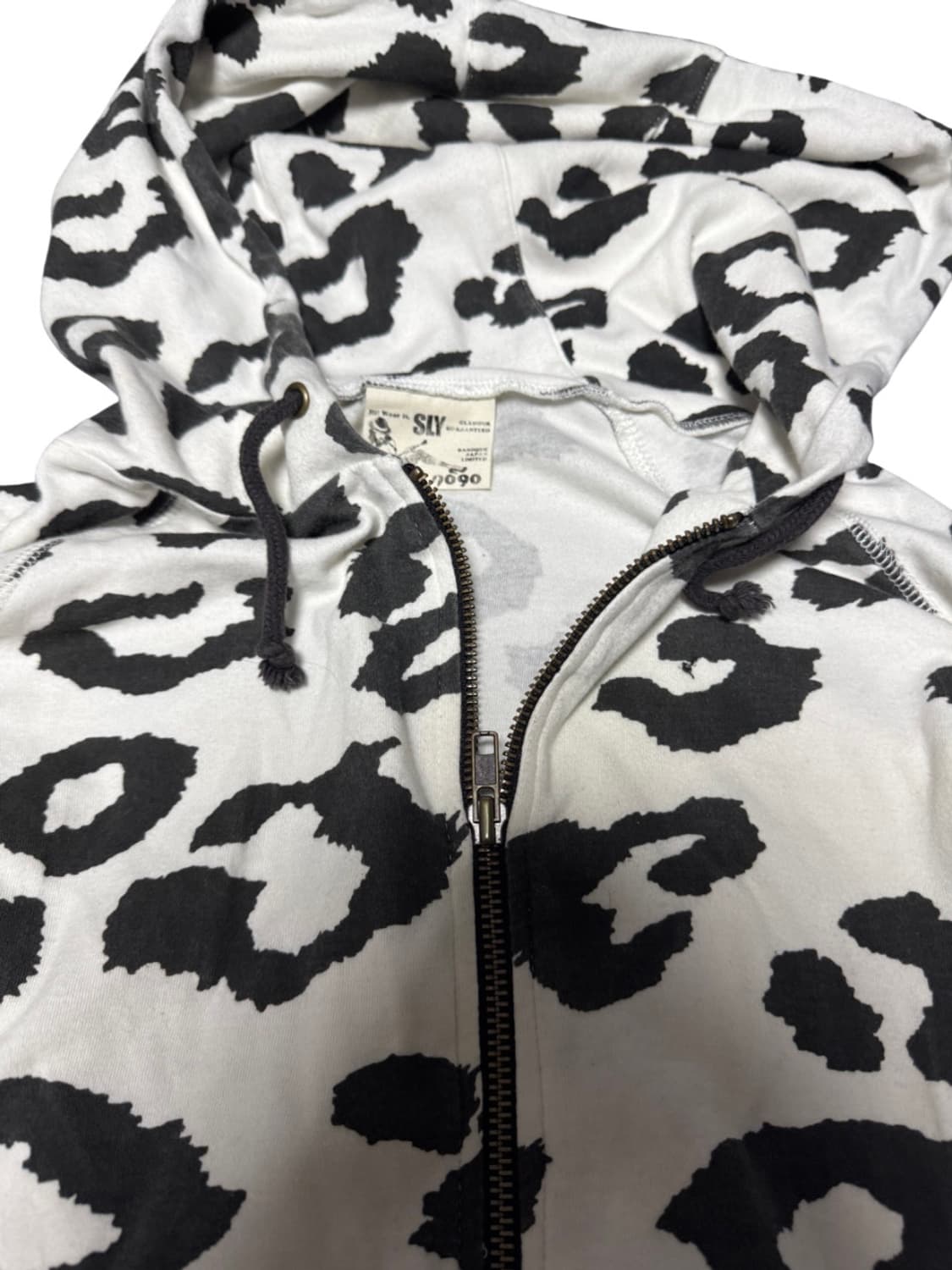 SLY Cow Design Hooded Zip-Up 상품이미지2