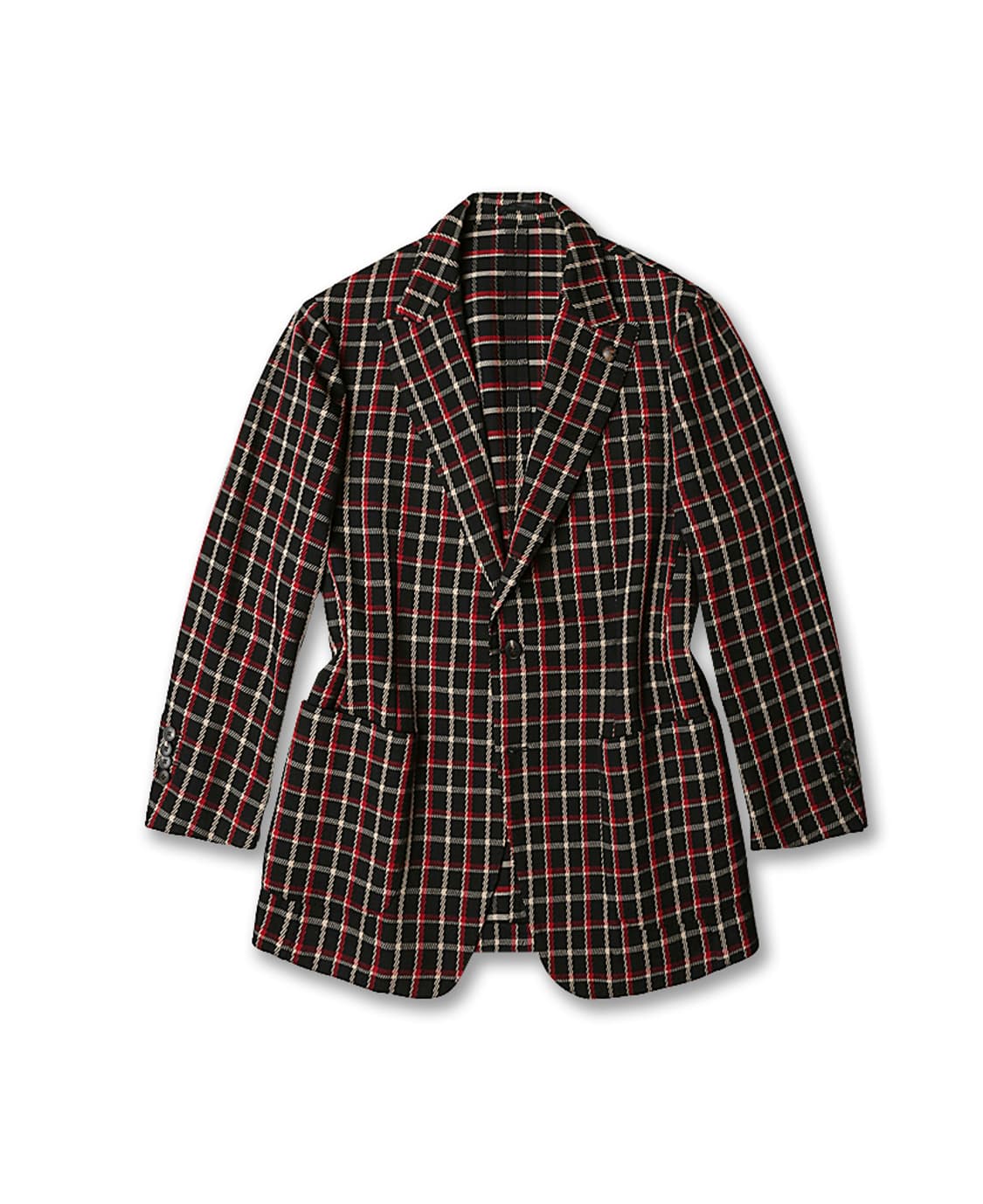가브리엘 파시니 [Gabriele Pasini] 빈티지 블랙 체크 자켓 상품이미지1