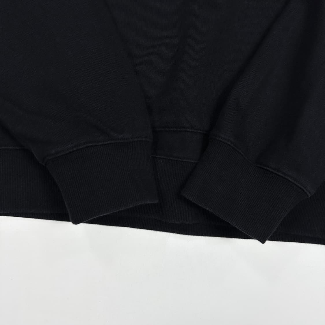 라코스테 이니셜 로고 블랙 후드티 (L) 상품이미지4