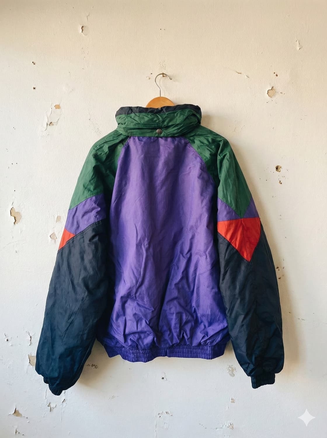 90s Retro Color-Block Windbreaker 상품이미지3