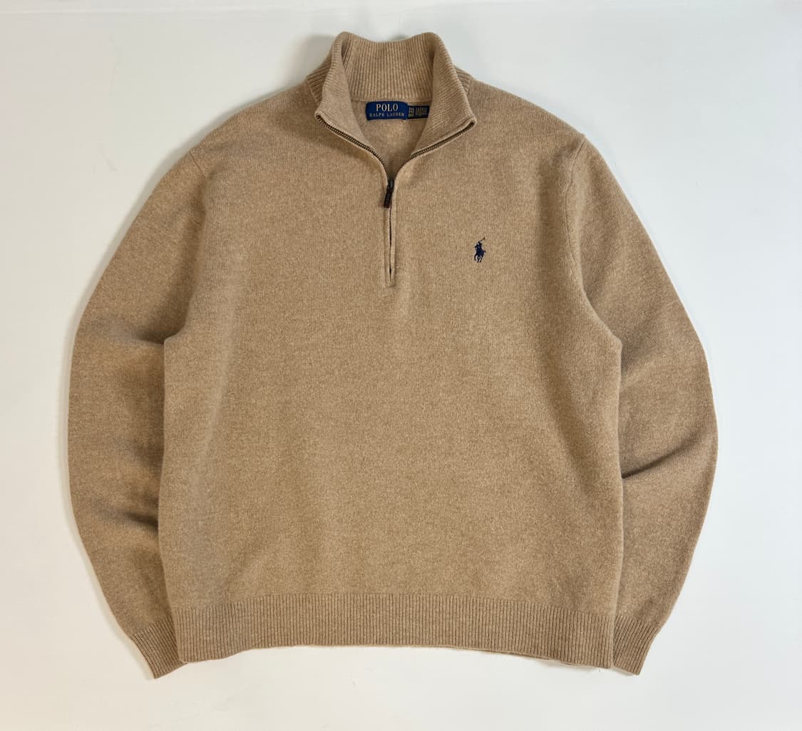 Polo 폴로 랄프로렌 QR현행탭 쿼터 하프 니트 집업 xxl 상품이미지2