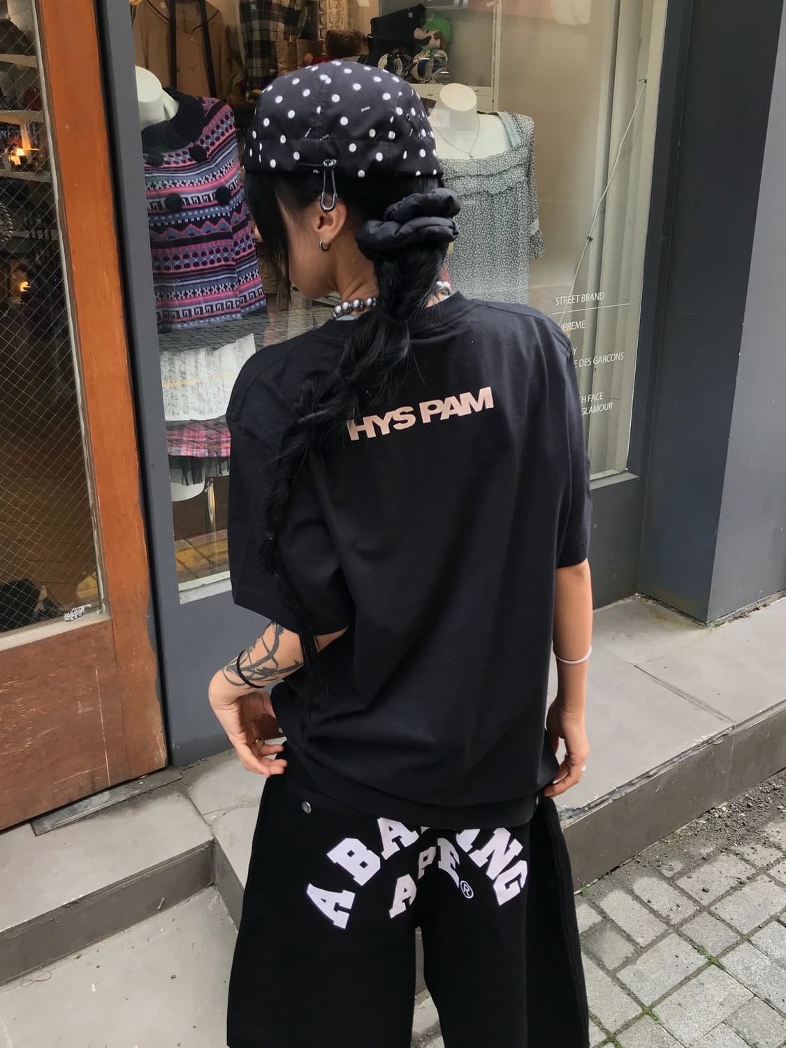 히스테릭글래머 X P.A.M 콜라보 반팔 티셔츠 상품이미지3