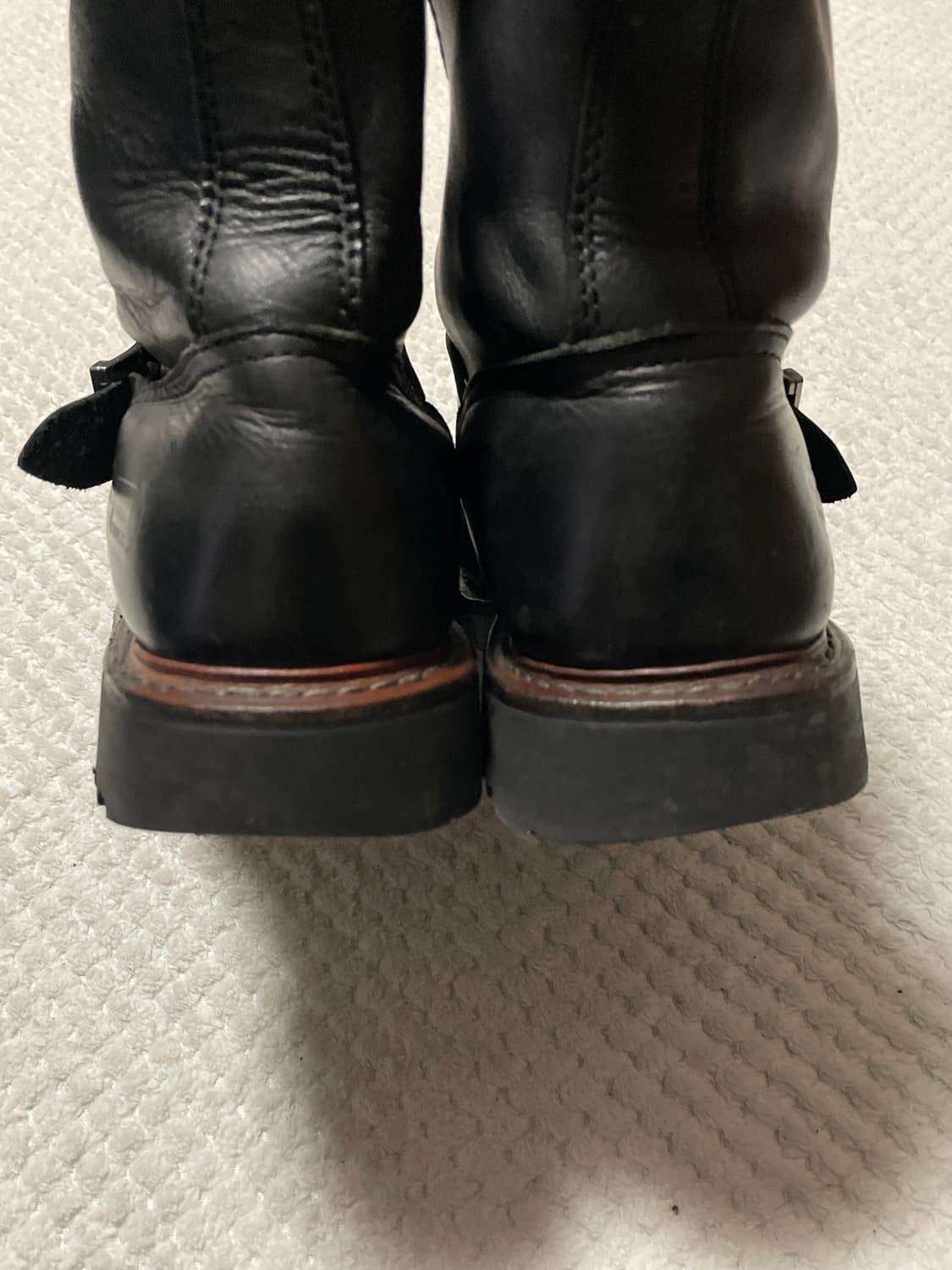 패스파인더 웨스턴 무드 레더 엔지니어 부츠 블랙 상품이미지7