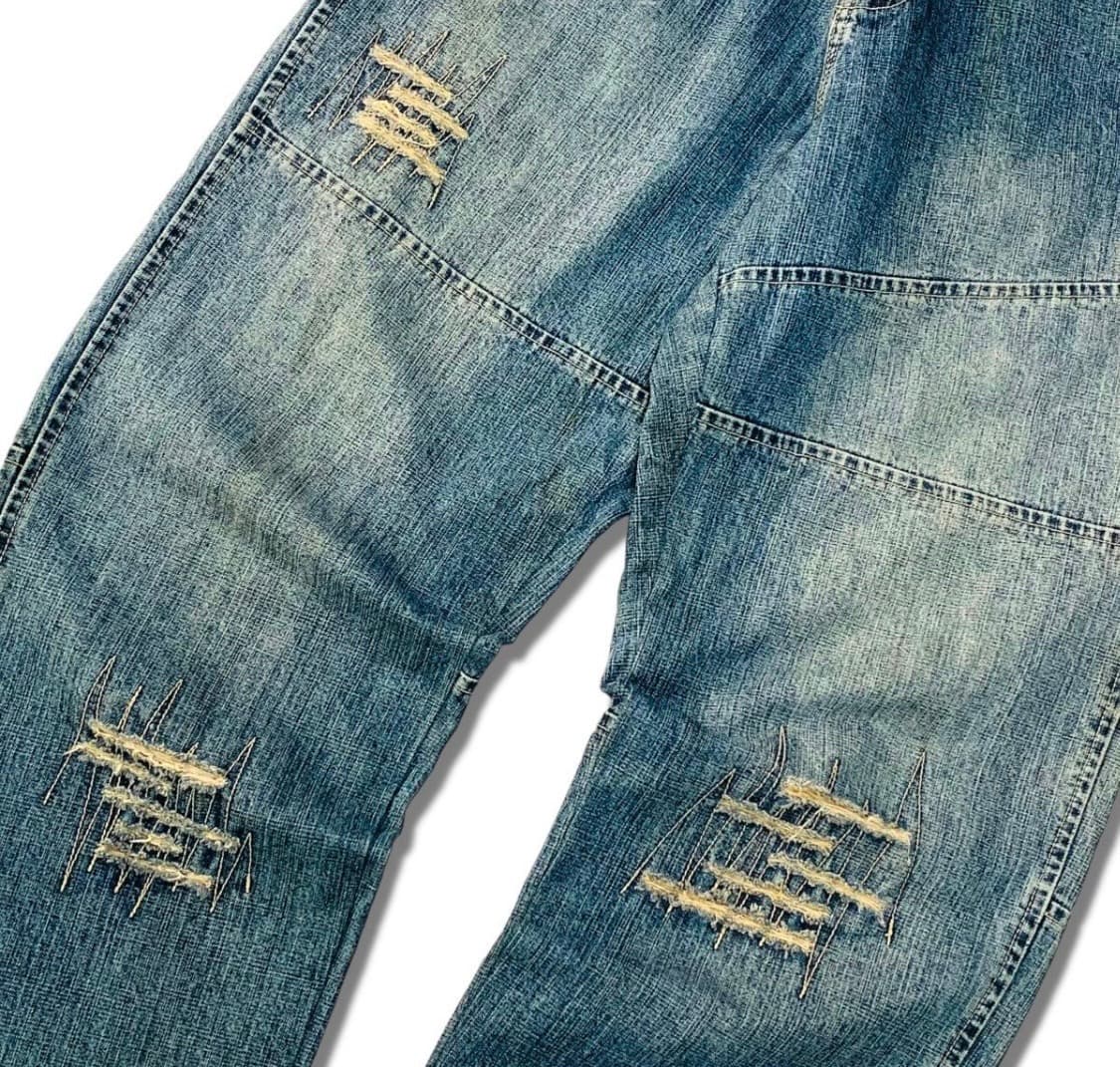 SOUTHPOLE 사우스폴 올드스쿨 데미지 데님 상품이미지4