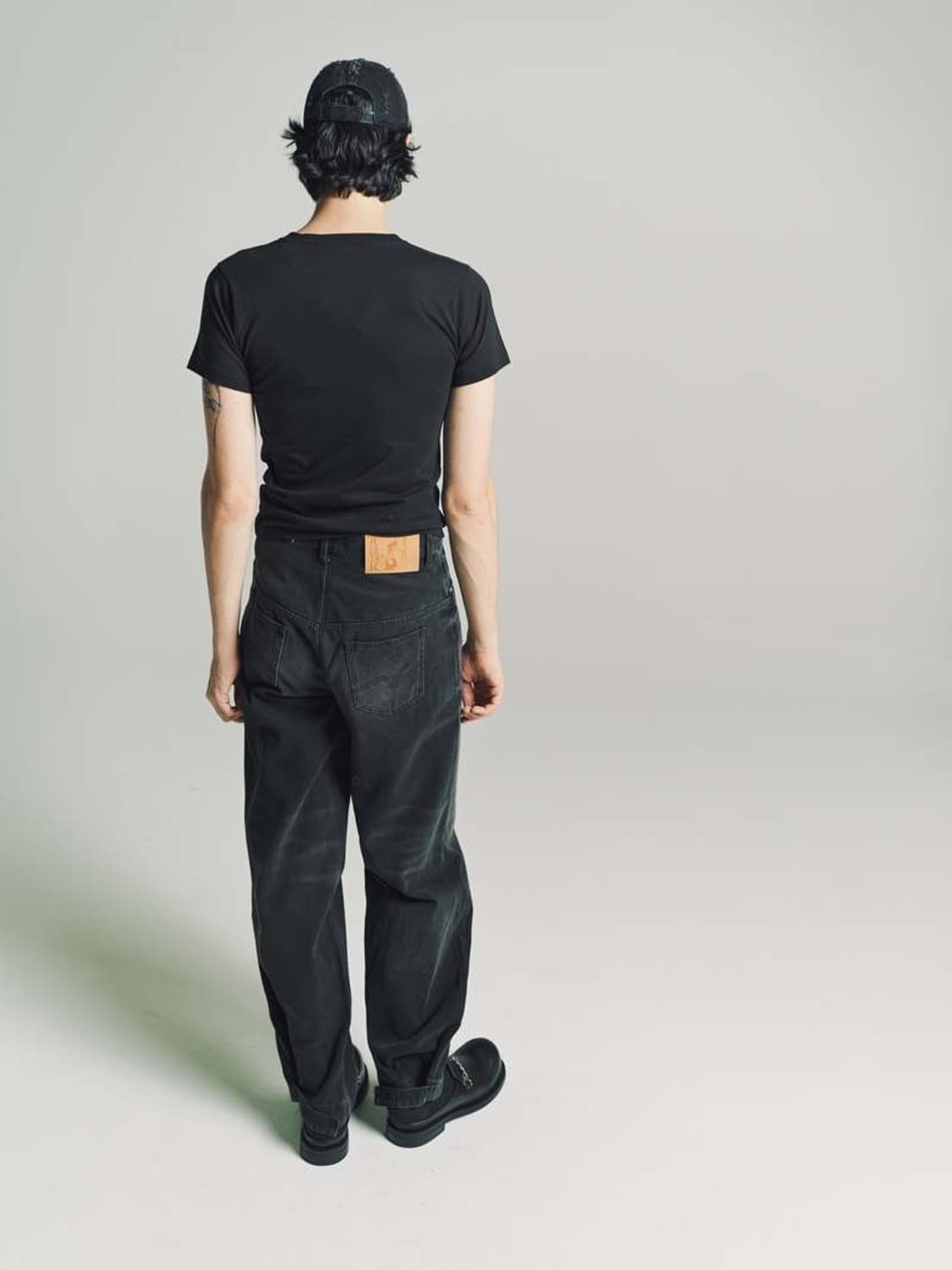 마틴 로즈 와이드 레그 데님 진 카우보이 워시 S사이즈 상품이미지7