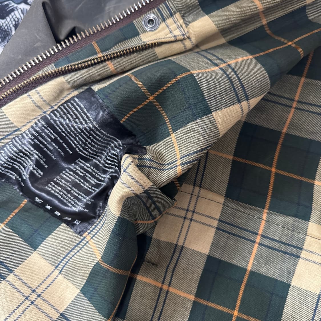 바버 뷰포트 왁스자켓 34 사이즈 상품이미지5