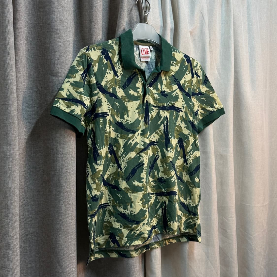 [L] 라코스테 라이브 카모플라쥬 반팔 폴로티 상품이미지1