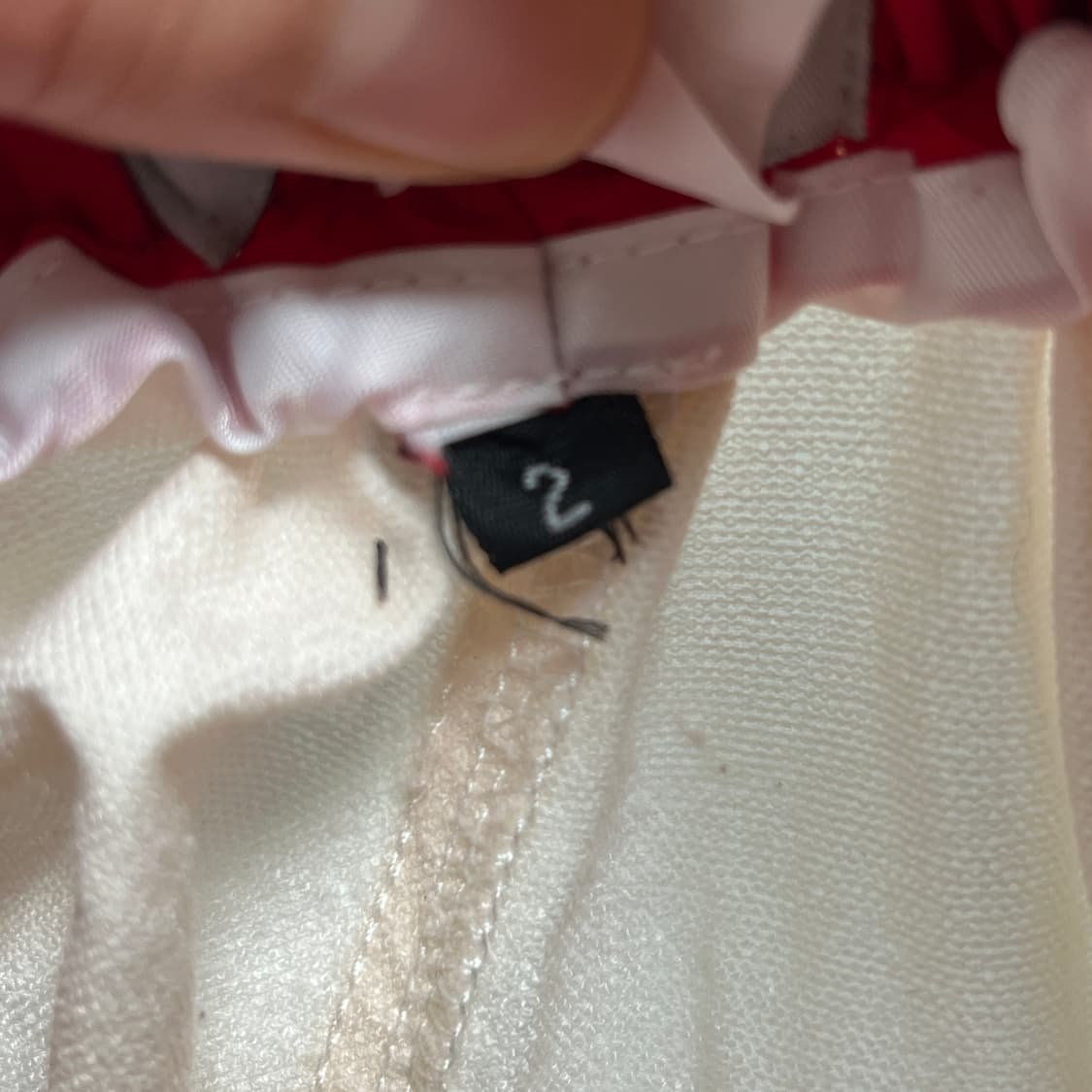 몽클레르 남성 반바지 레드/화이트 상품이미지5