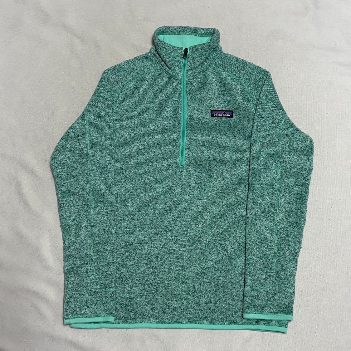 XS 파타고니아 여성용 민트 반집업 플리스 상품이미지2