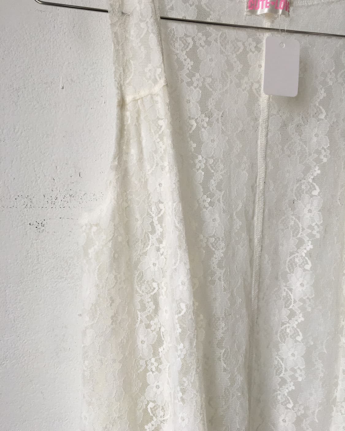 Lace open vest 상품이미지2