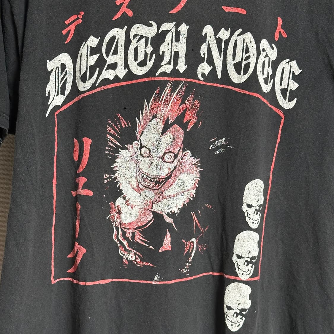 데스노트 류크 스컬 티셔츠 M 상품이미지2