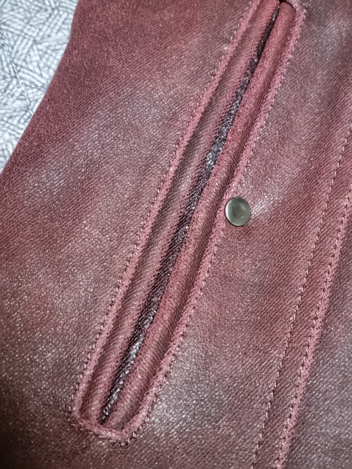 나바호 패턴 카우하이드 울 혼용 자켓 110 상품이미지5