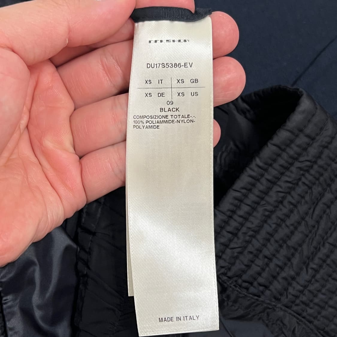 릭오웬스 17SS 다크쉐도우 나일론 태권도 카고 쇼츠 블랙 상품이미지7