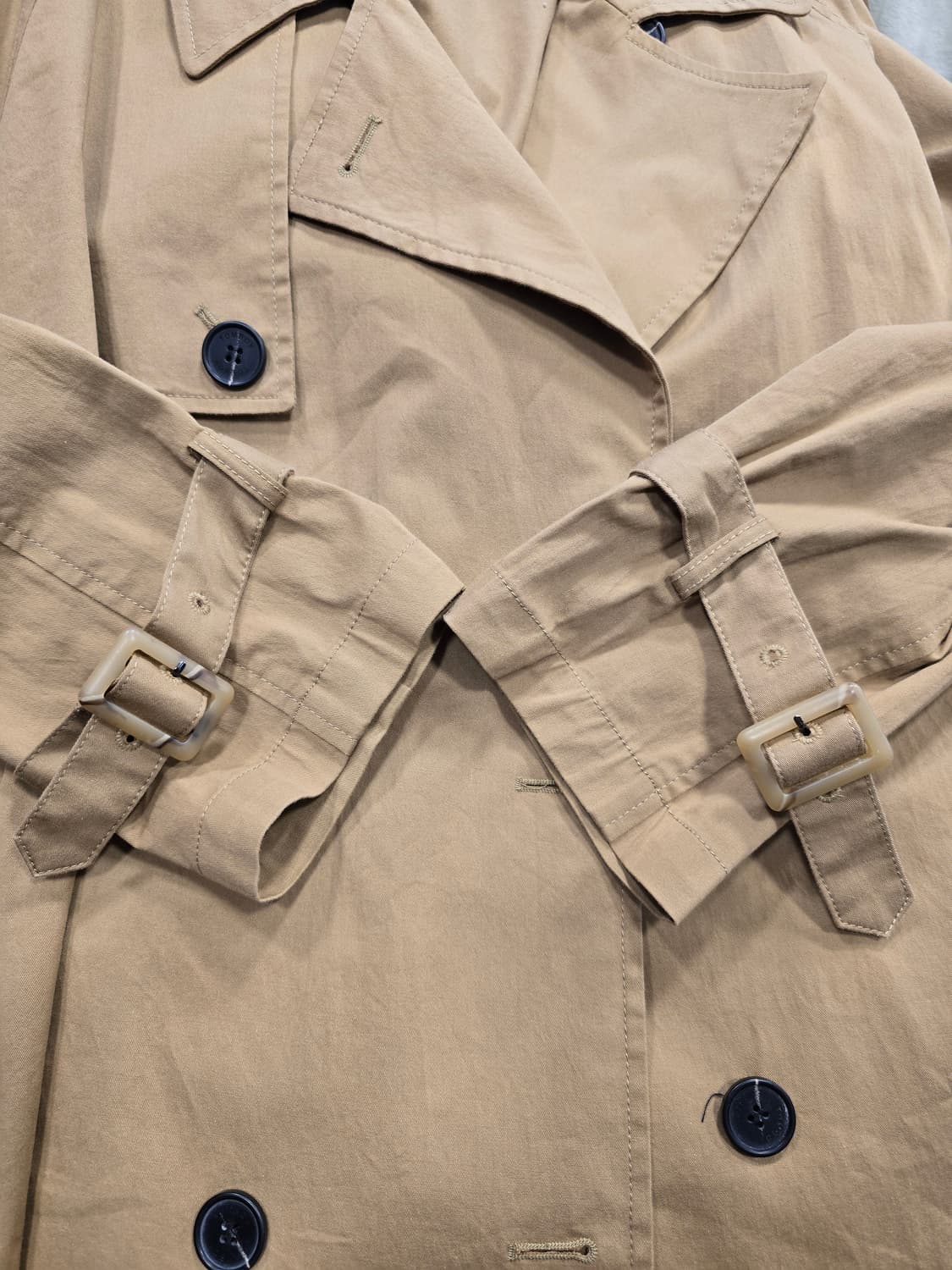 톰보이 TOMBOY 베이지 트렌치 코트 프리사이즈 상품이미지6