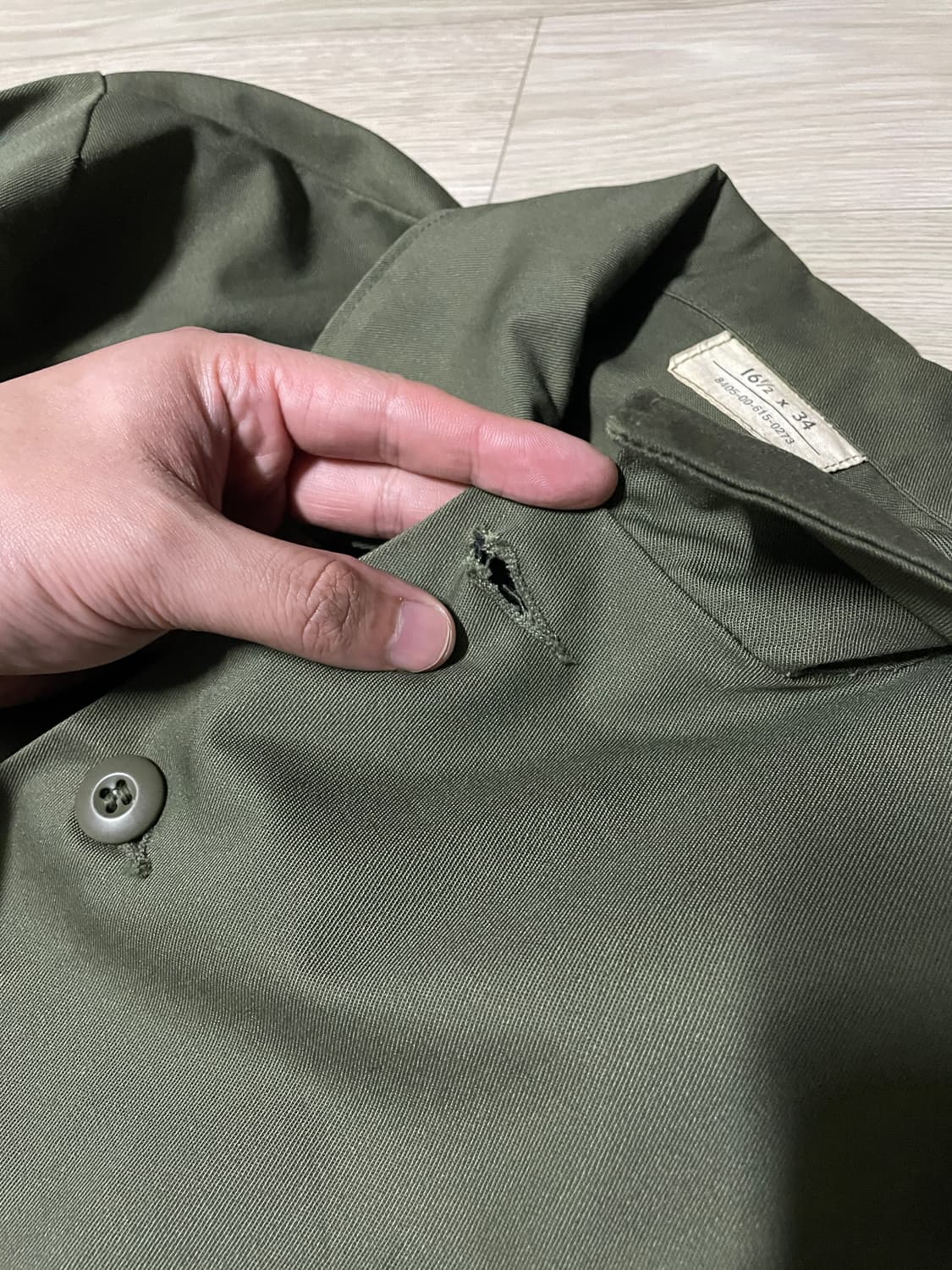 70s 미군 OG-507 셔츠  상품이미지6