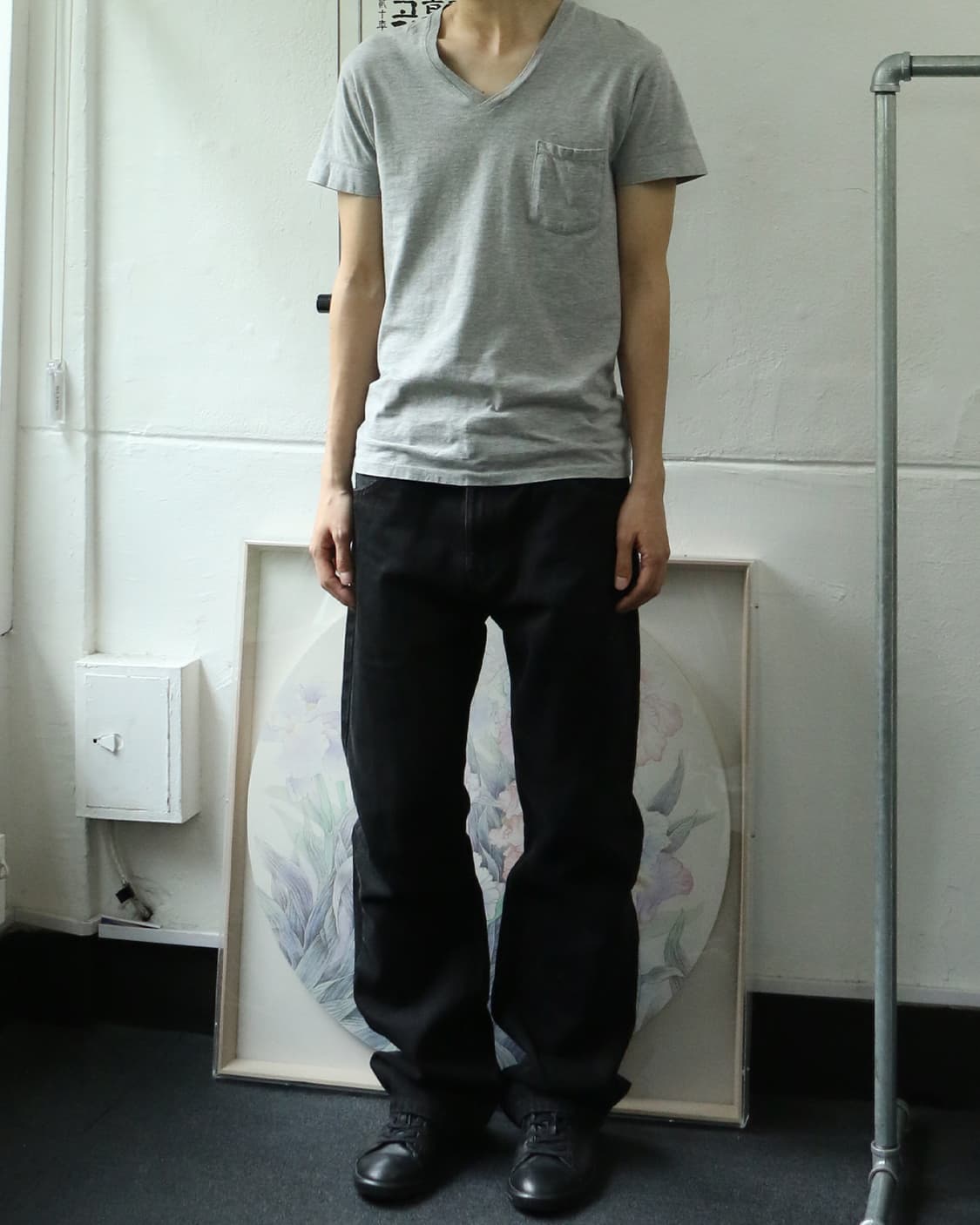 N.HOOLYWOOD 그레이 티셔츠  상품이미지2