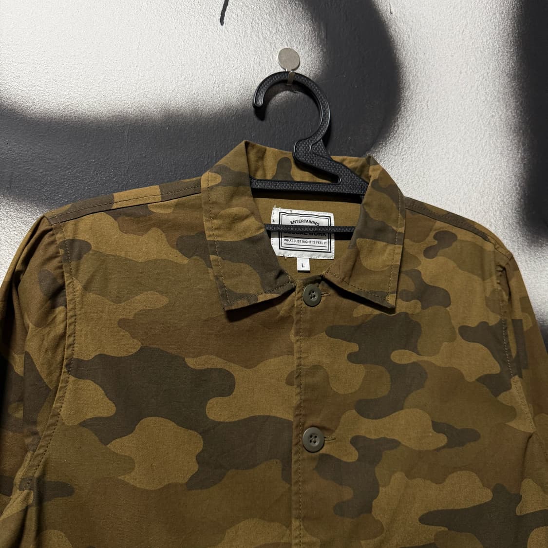 Global Work 우드랜드 카모 더블 포켓 긴팔 셔츠 상품이미지3